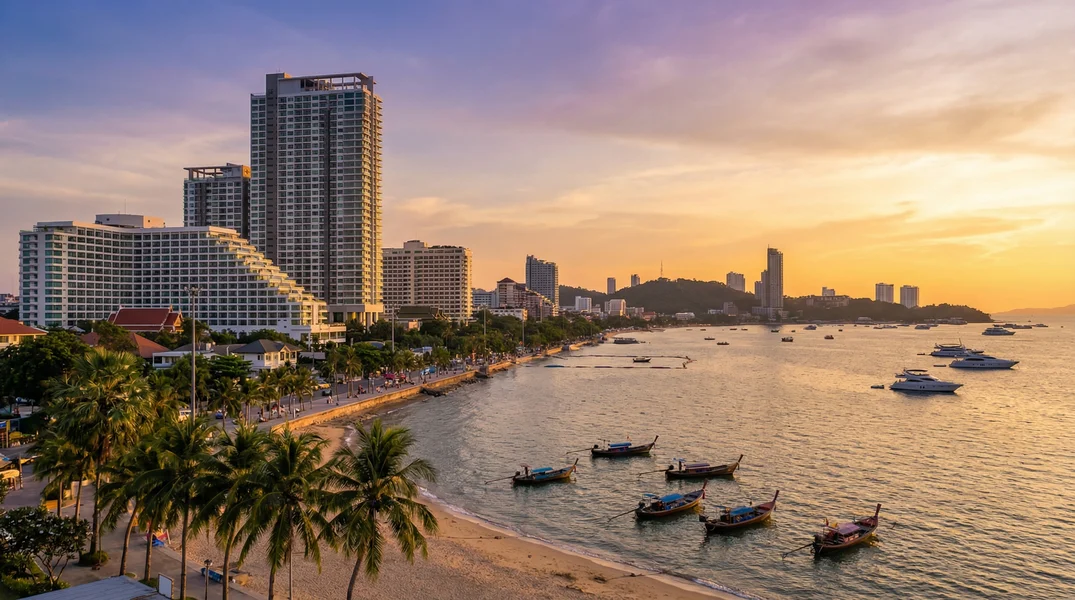 Паттайя — курортный город в Таиланде с пляжами и развлечениями